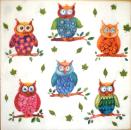 056 Eulen - 3-lagig (weiß) - Atelier